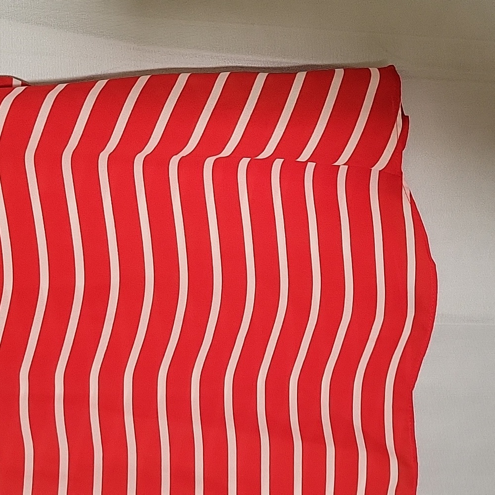 Zac & Rachel Red White Stripe Top XL NWOT - Picture 2 of 7